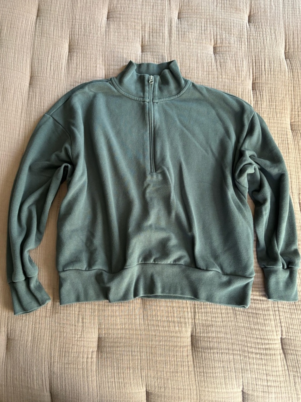 GAP Half Zip Mockneck Sweatshirt with Pockets